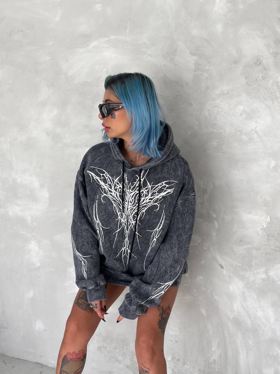 Iced Raven hoodie