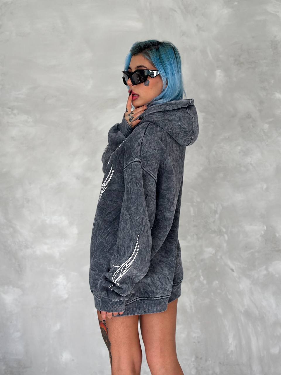 Iced Raven hoodie