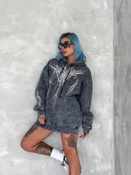 Iced Raven hoodie